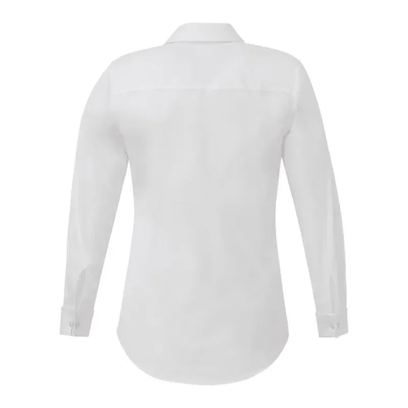 Custom UNTUCKit Tracey Long Sleeve Button Up Shirt for Women — view 15