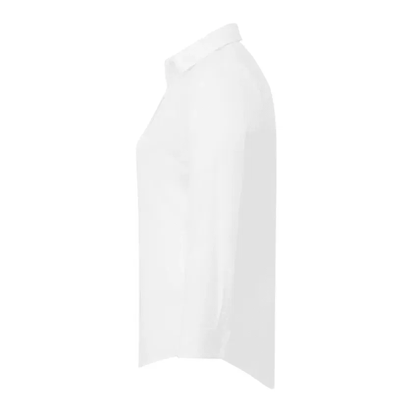 Custom UNTUCKit Tracey Long Sleeve Button Up Shirt for Women — view 18