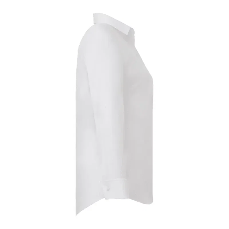 Custom UNTUCKit Tracey Long Sleeve Button Up Shirt for Women — view 19