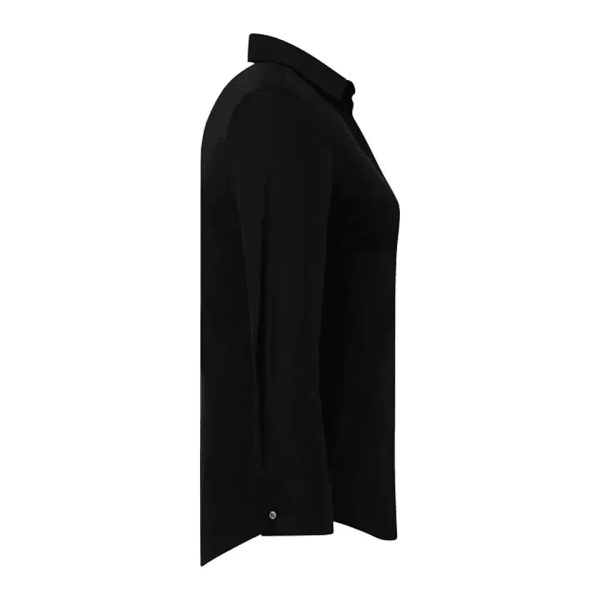 Custom UNTUCKit Tracey Long Sleeve Button Up Shirt for Women — view 6
