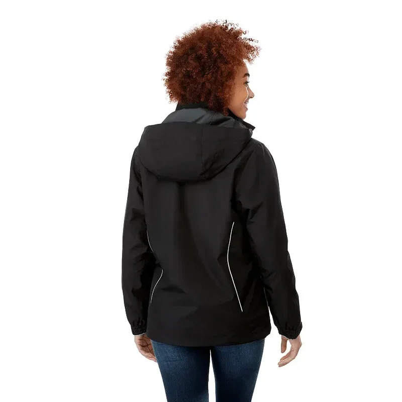 Customizable Valencia Waterproof Fleece 3-in-1 Jacket With Detachable Hood For Women — view 6