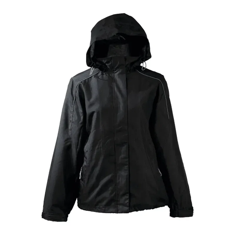 Customizable Valencia Waterproof Fleece 3-in-1 Jacket With Detachable Hood For Women — view 7