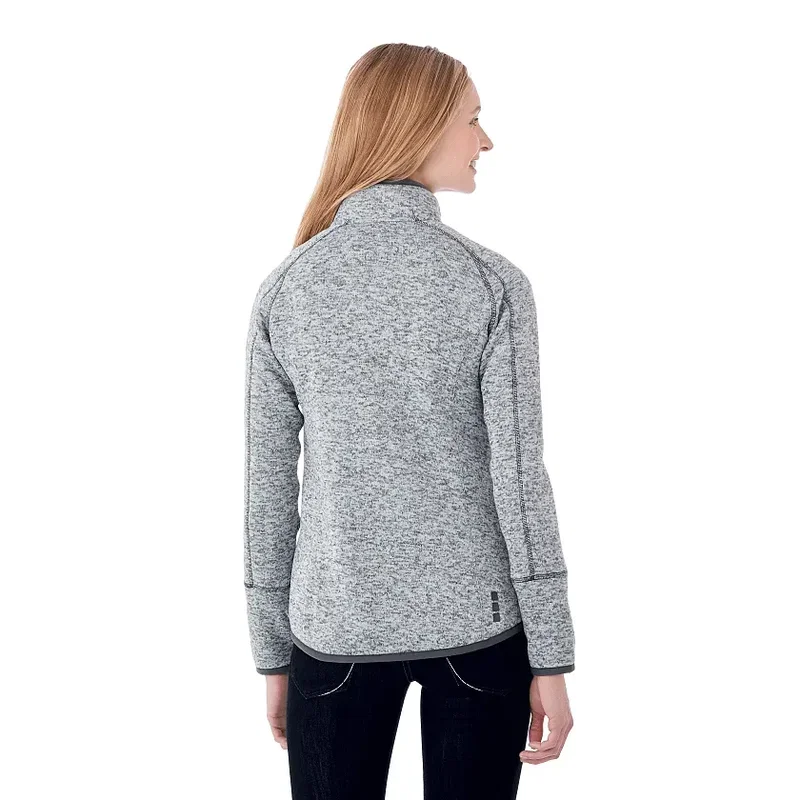 Custom Women's Vorlage Knit Half Zip Pullover Jacket — view 10