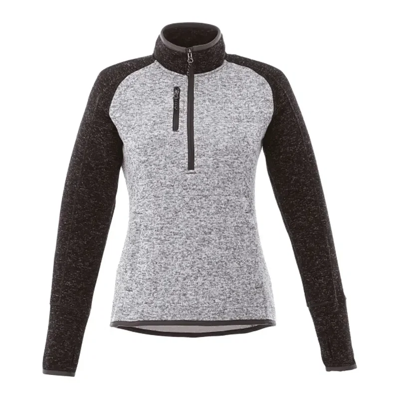 Custom Women's Vorlage Knit Half Zip Pullover Jacket — view 18