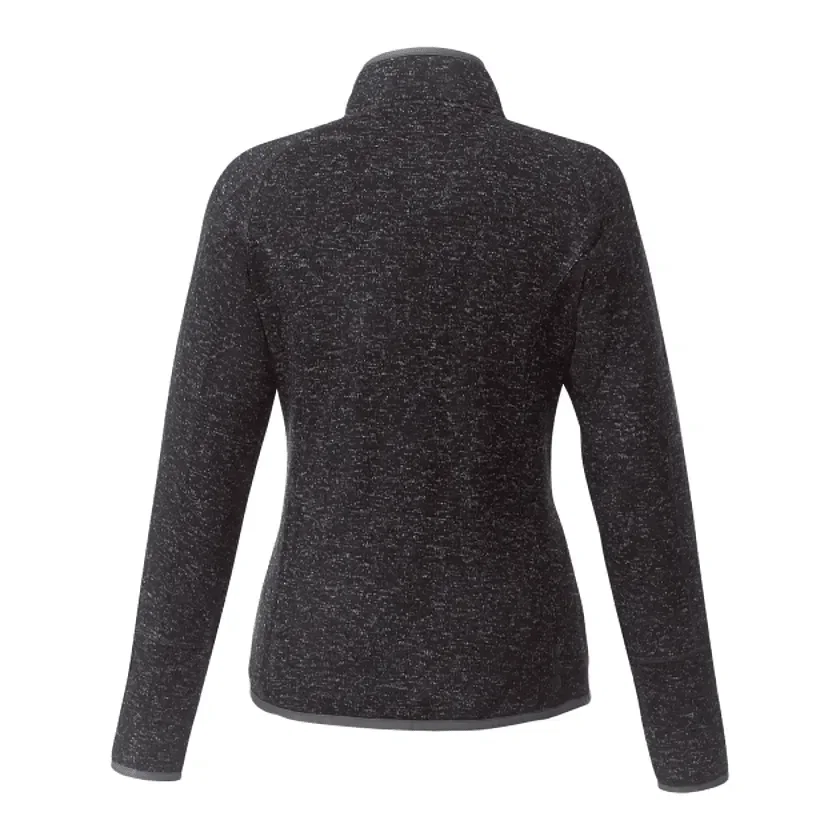 Custom Women's Vorlage Knit Half Zip Pullover Jacket — view 2