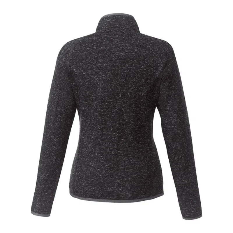Custom Women's Vorlage Knit Half Zip Pullover Jacket — view 2