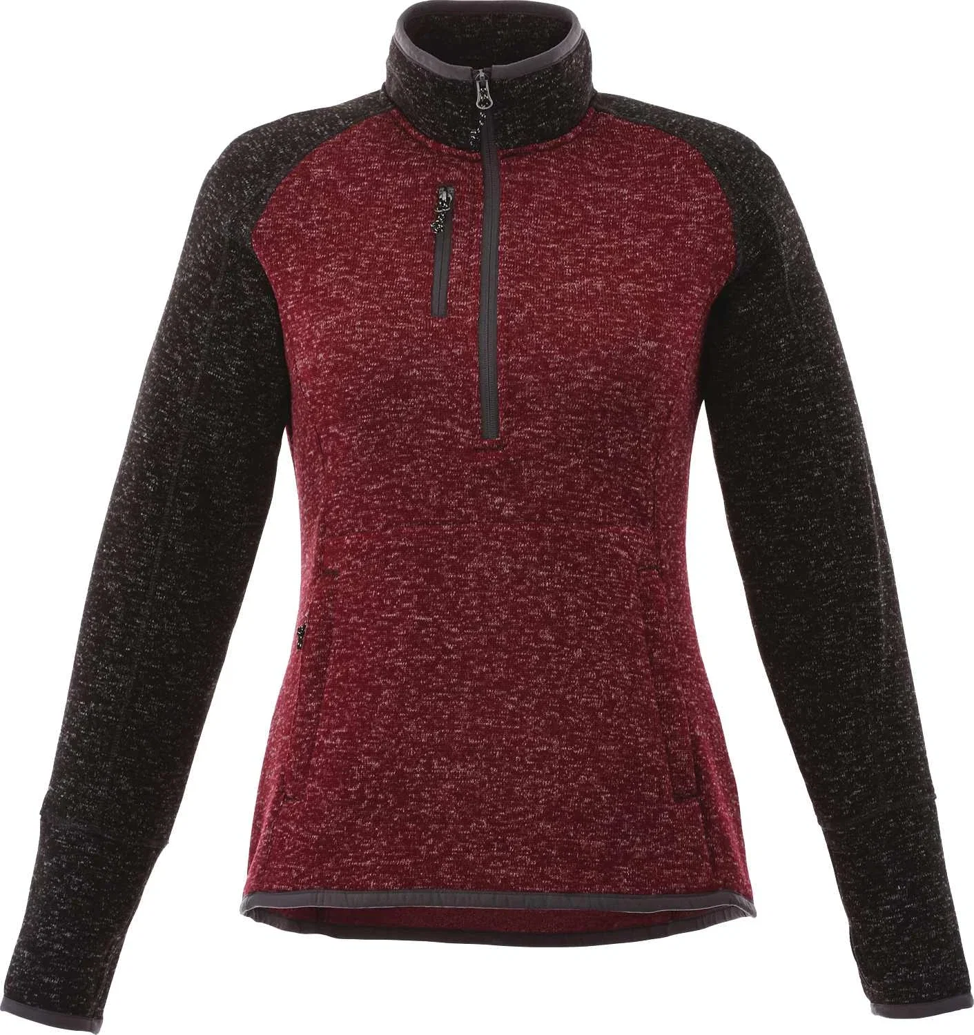 Custom Women's Vorlage Knit Half Zip Pullover Jacket — view 20