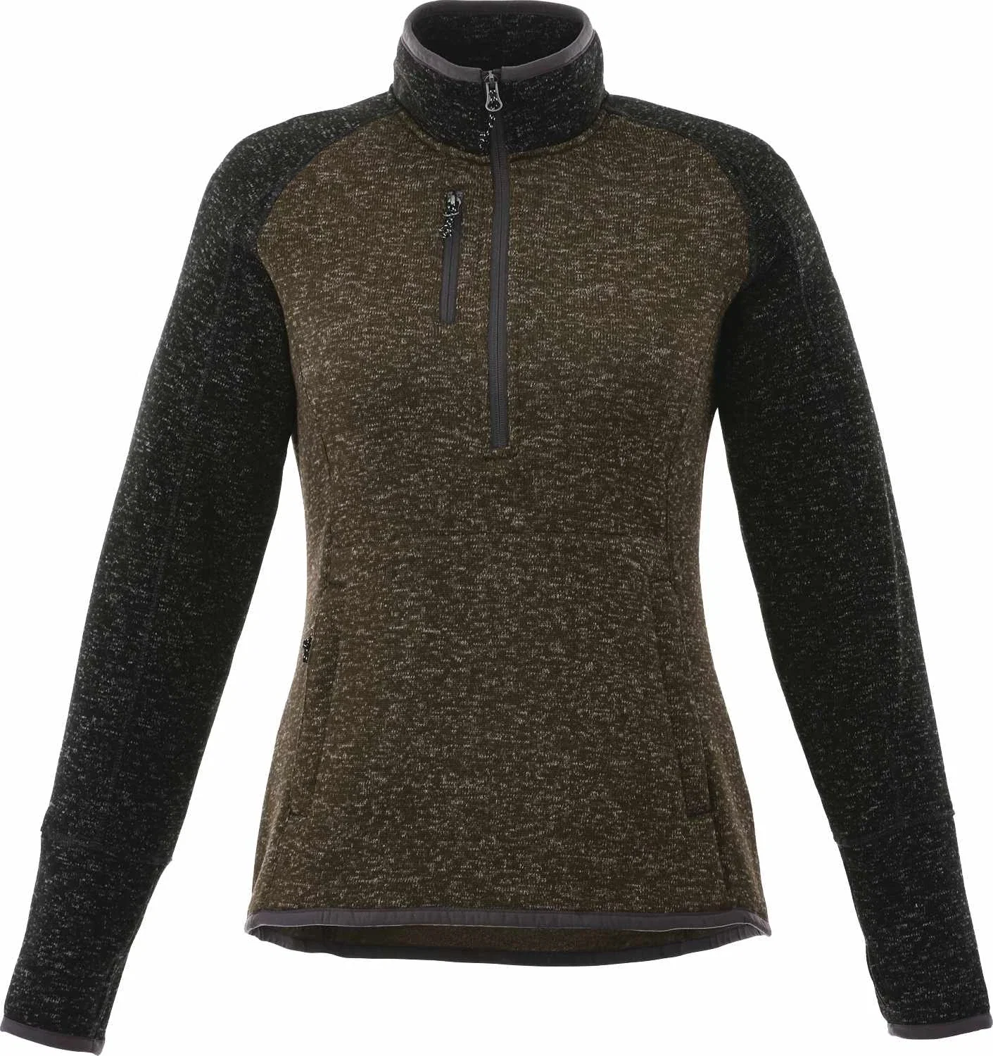 Custom Women's Vorlage Knit Half Zip Pullover Jacket — view 25
