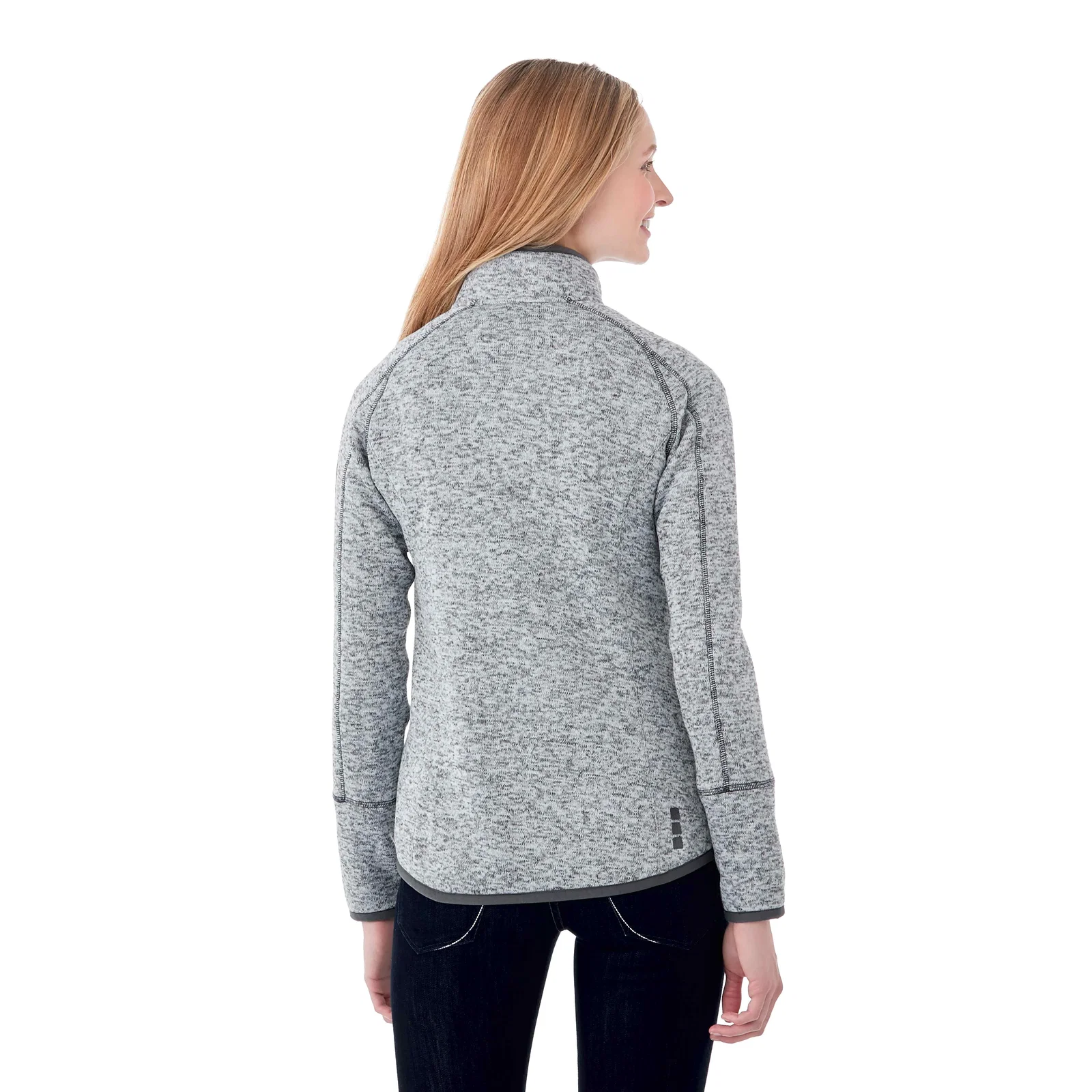 Custom Women's Vorlage Knit Half Zip Pullover Jacket — view 26