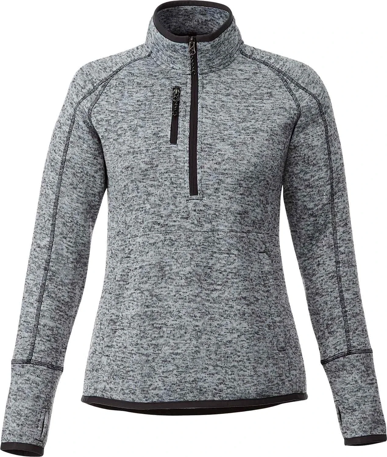 Custom Women's Vorlage Knit Half Zip Pullover Jacket — view 28
