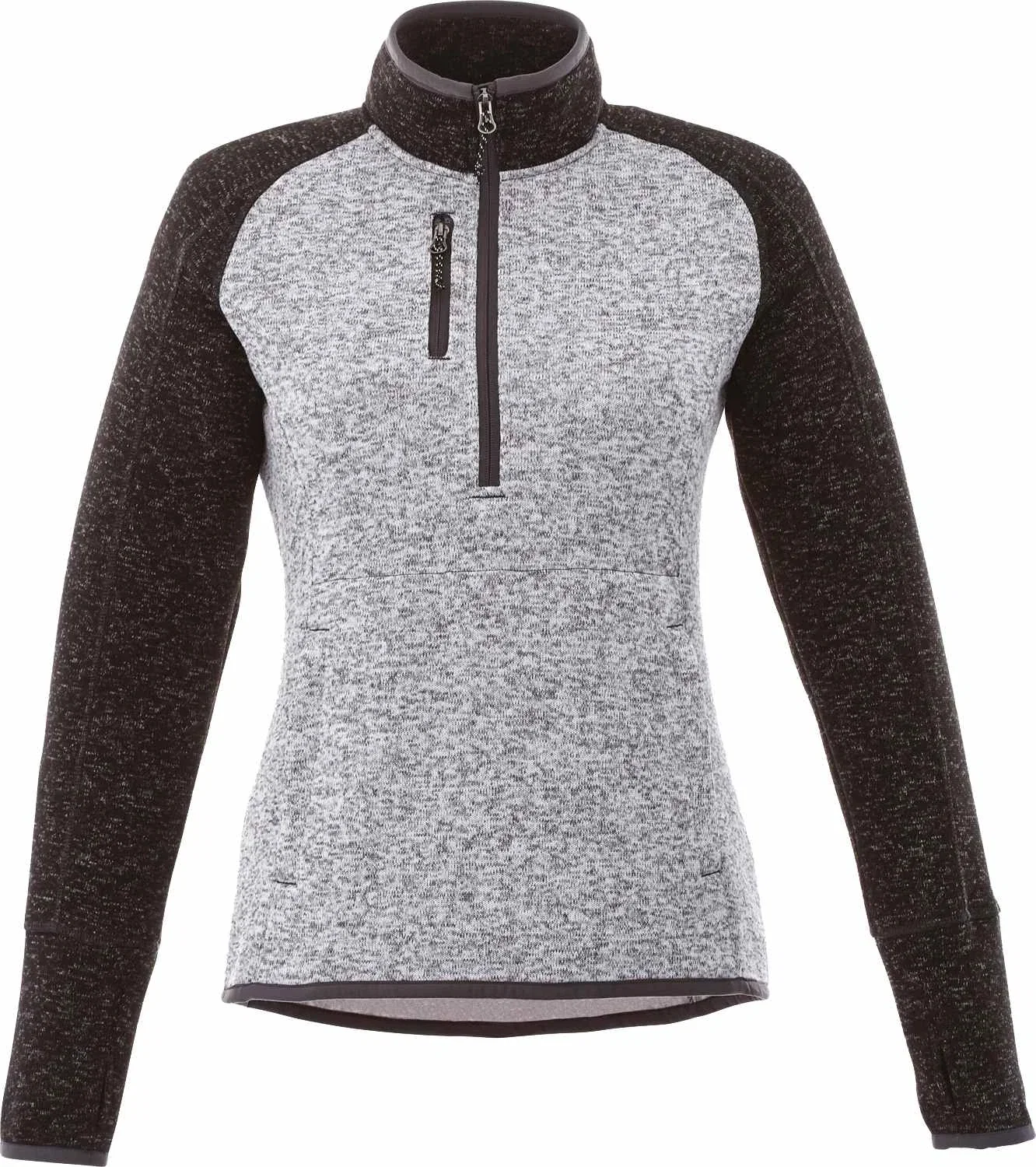 Custom Women's Vorlage Knit Half Zip Pullover Jacket — view 34