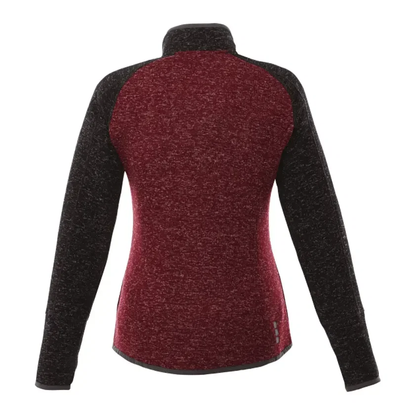 Custom Women's Vorlage Knit Half Zip Pullover Jacket — view 4