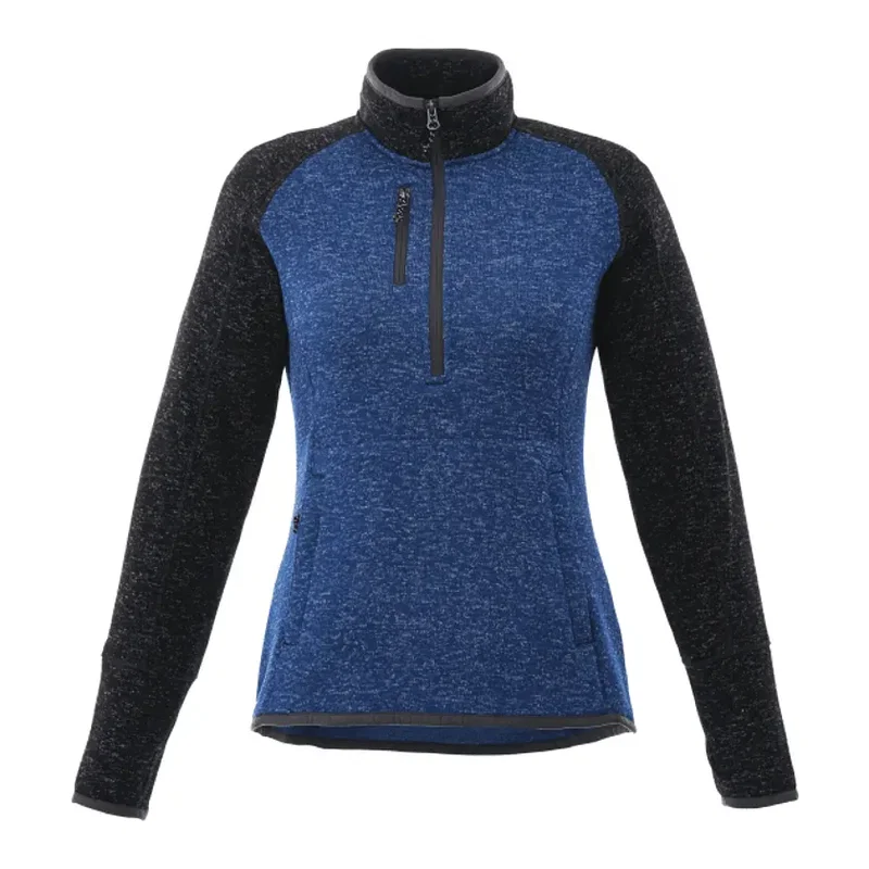 Custom Women's Vorlage Knit Half Zip Pullover Jacket — view 5
