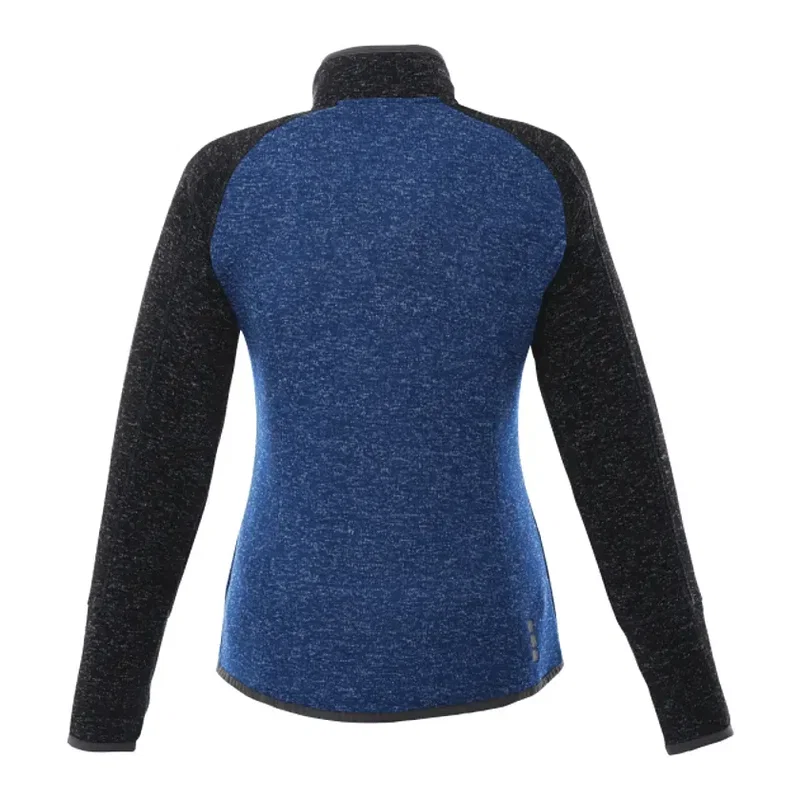Custom Women's Vorlage Knit Half Zip Pullover Jacket — view 6