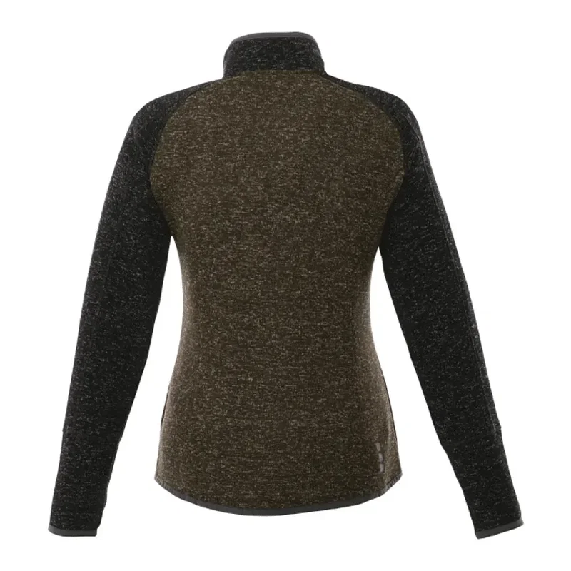Custom Women's Vorlage Knit Half Zip Pullover Jacket — view 8