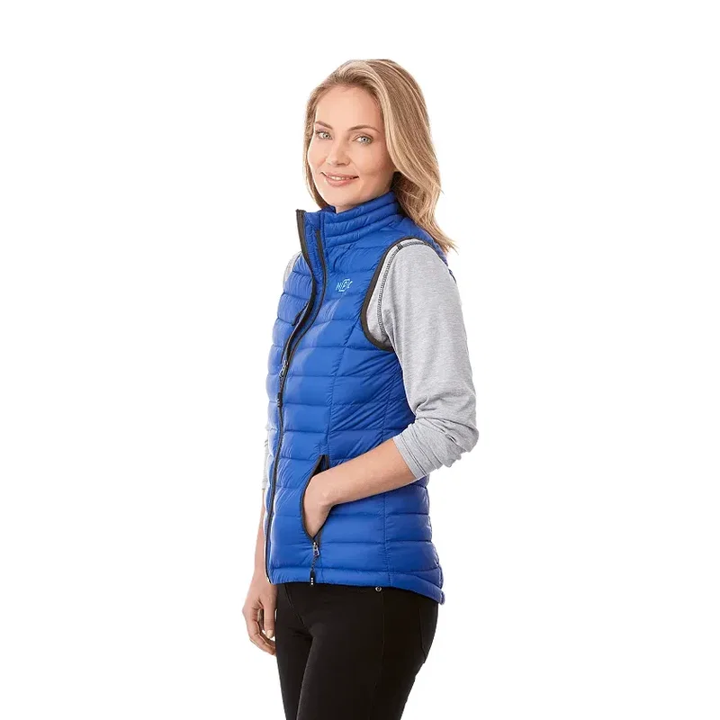 Custom Whistler Lightweight Down Puffer Vest for Women — view 12