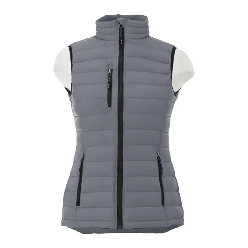 Custom Whistler Lightweight Down Puffer Vest for Women — view 13