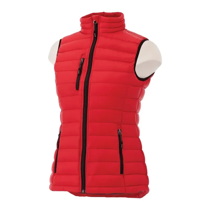 Custom Whistler Lightweight Down Puffer Vest for Women — view 6