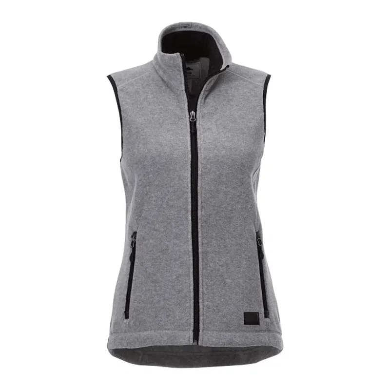 Custom Logo Microfleece Vest - Women's Willowbeach Roots73 — view 7
