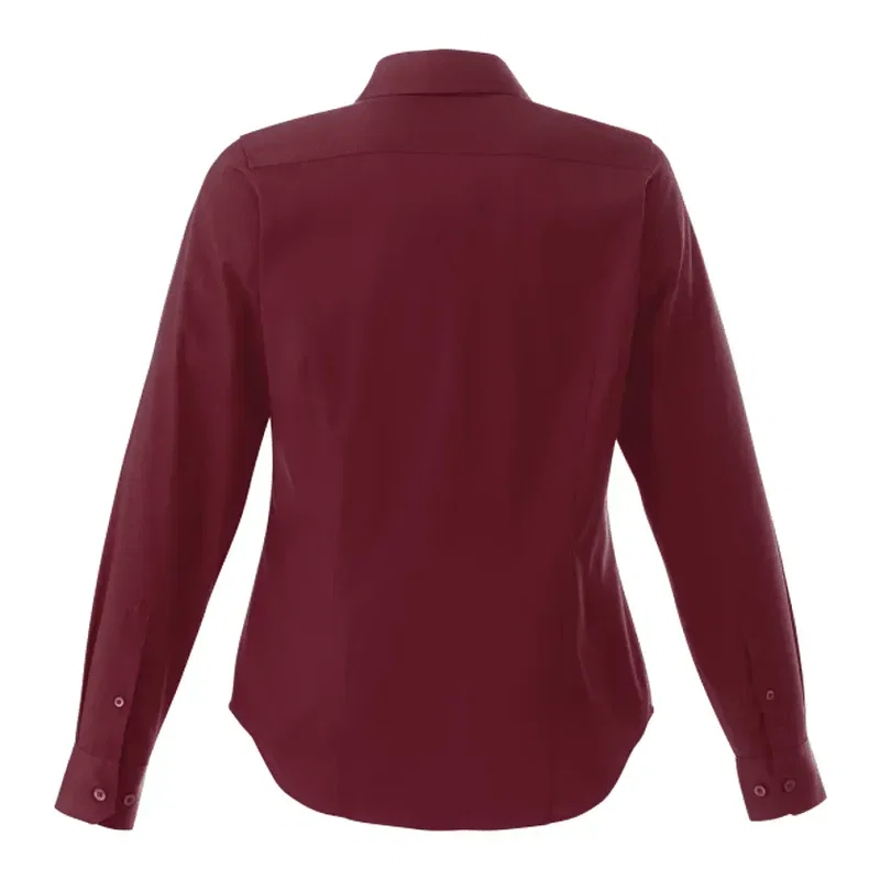 Custom Branded Wilshire Long Sleeve Button-Up Shirt for Women — view 10