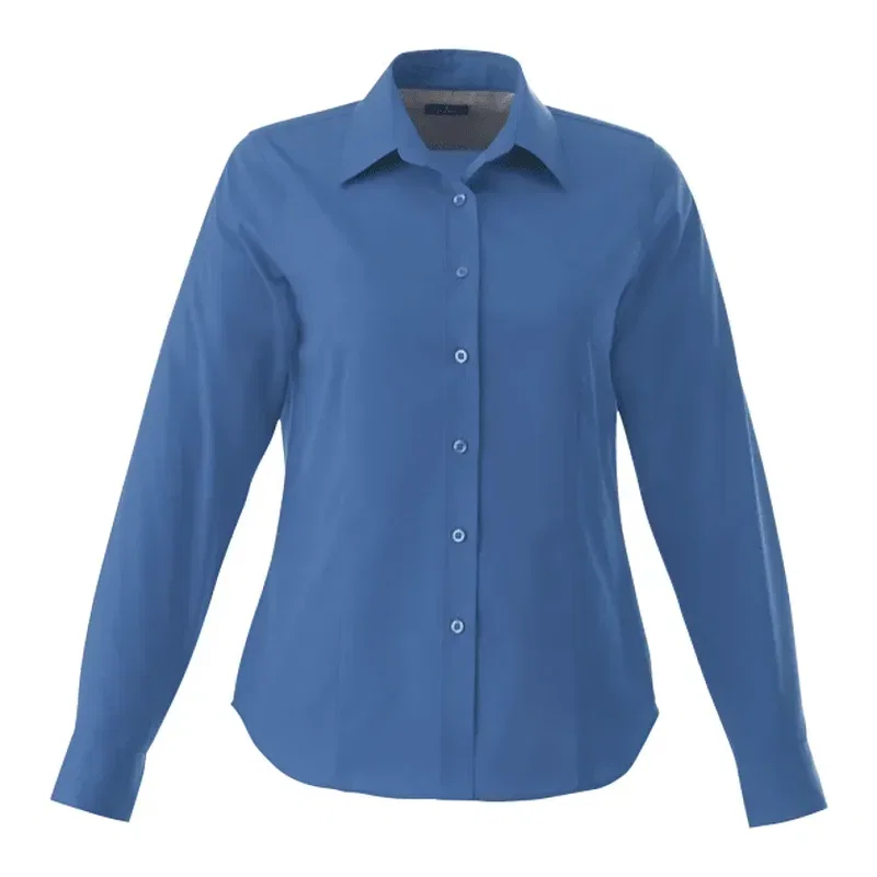 Custom Branded Wilshire Long Sleeve Button-Up Shirt for Women — view 16