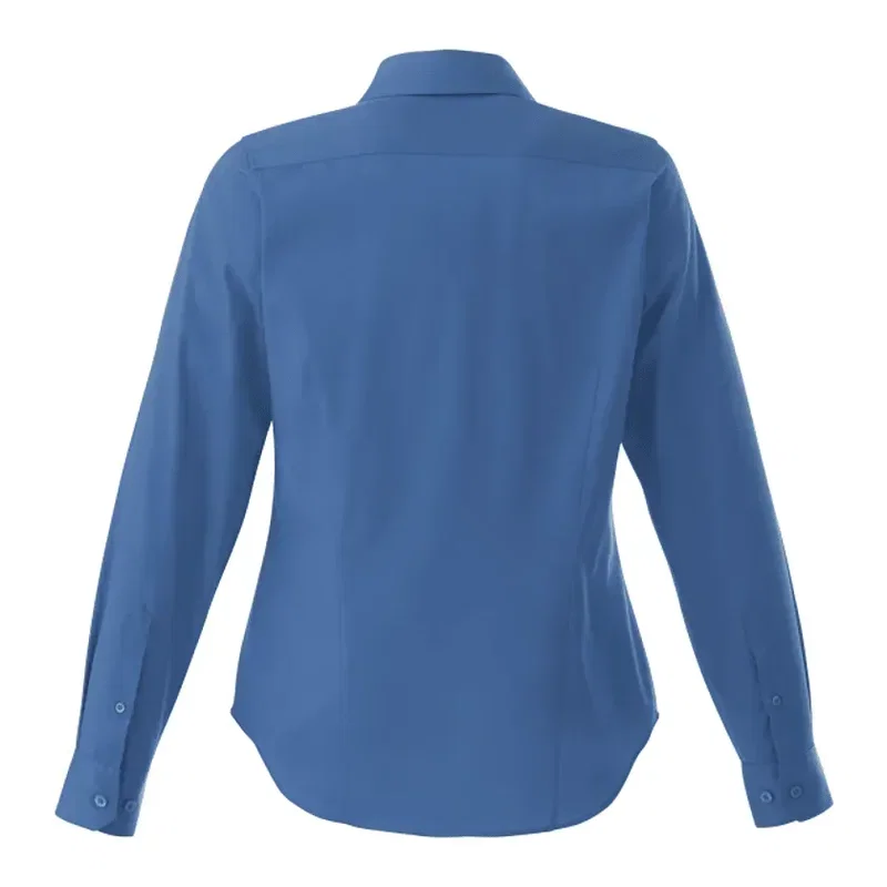 Custom Branded Wilshire Long Sleeve Button-Up Shirt for Women — view 17