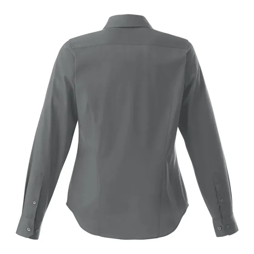 Custom Branded Wilshire Long Sleeve Button-Up Shirt for Women — view 2
