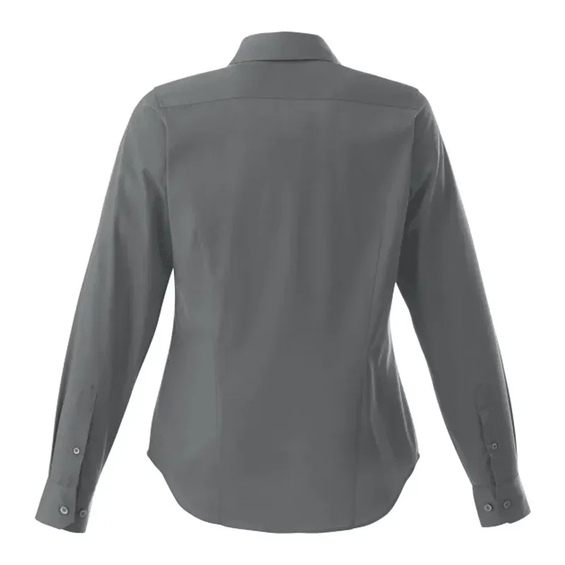 Custom Branded Wilshire Long Sleeve Button-Up Shirt for Women — view 2