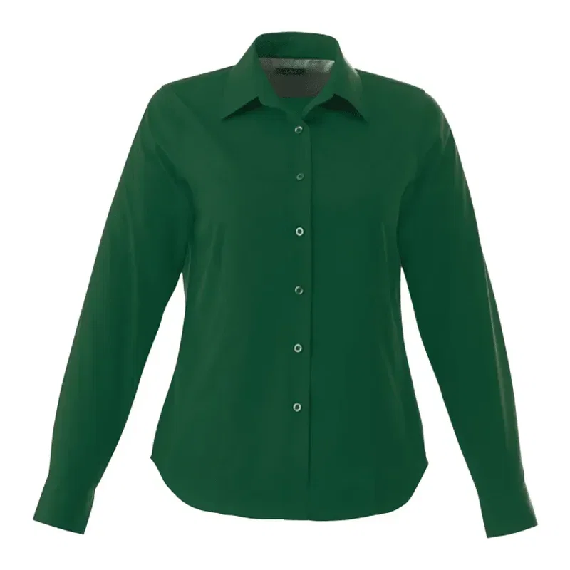 Custom Branded Wilshire Long Sleeve Button-Up Shirt for Women — view 22