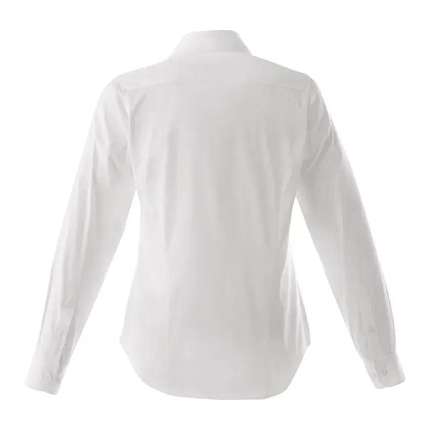 Custom Branded Wilshire Long Sleeve Button-Up Shirt for Women — view 4
