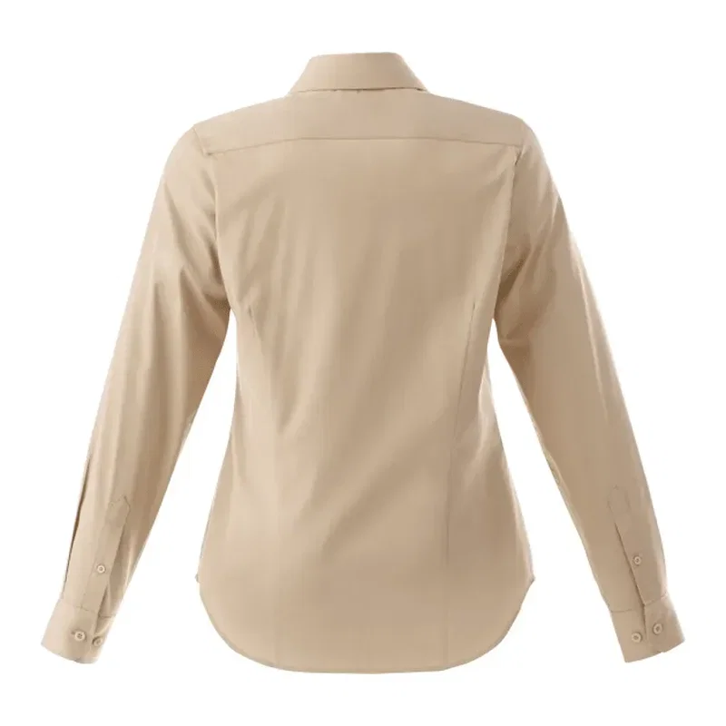 Custom Branded Wilshire Long Sleeve Button-Up Shirt for Women — view 6