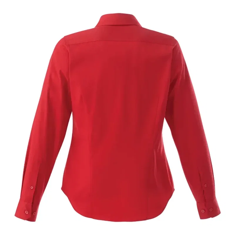 Custom Branded Wilshire Long Sleeve Button-Up Shirt for Women — view 8