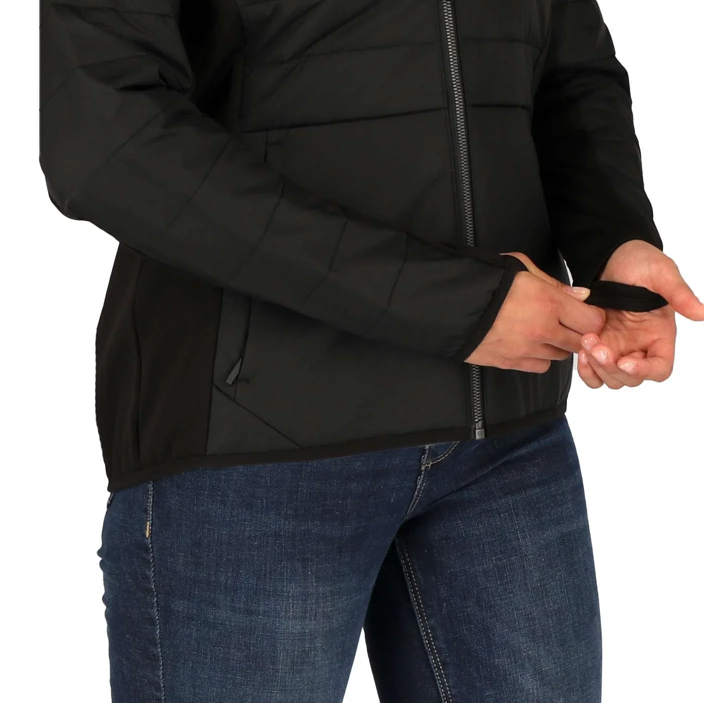 Custom Geneva Eco Hybrid Insulated Jacket for Women — view 17