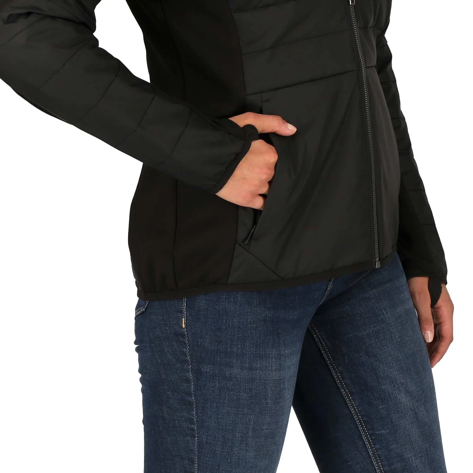 Custom Geneva Eco Hybrid Insulated Jacket for Women — view 18