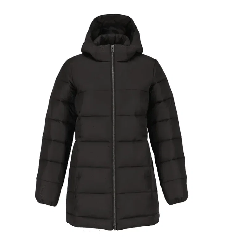 Custom Branded Geneva Eco Long Packable Insulated Jacket for Women — view 3