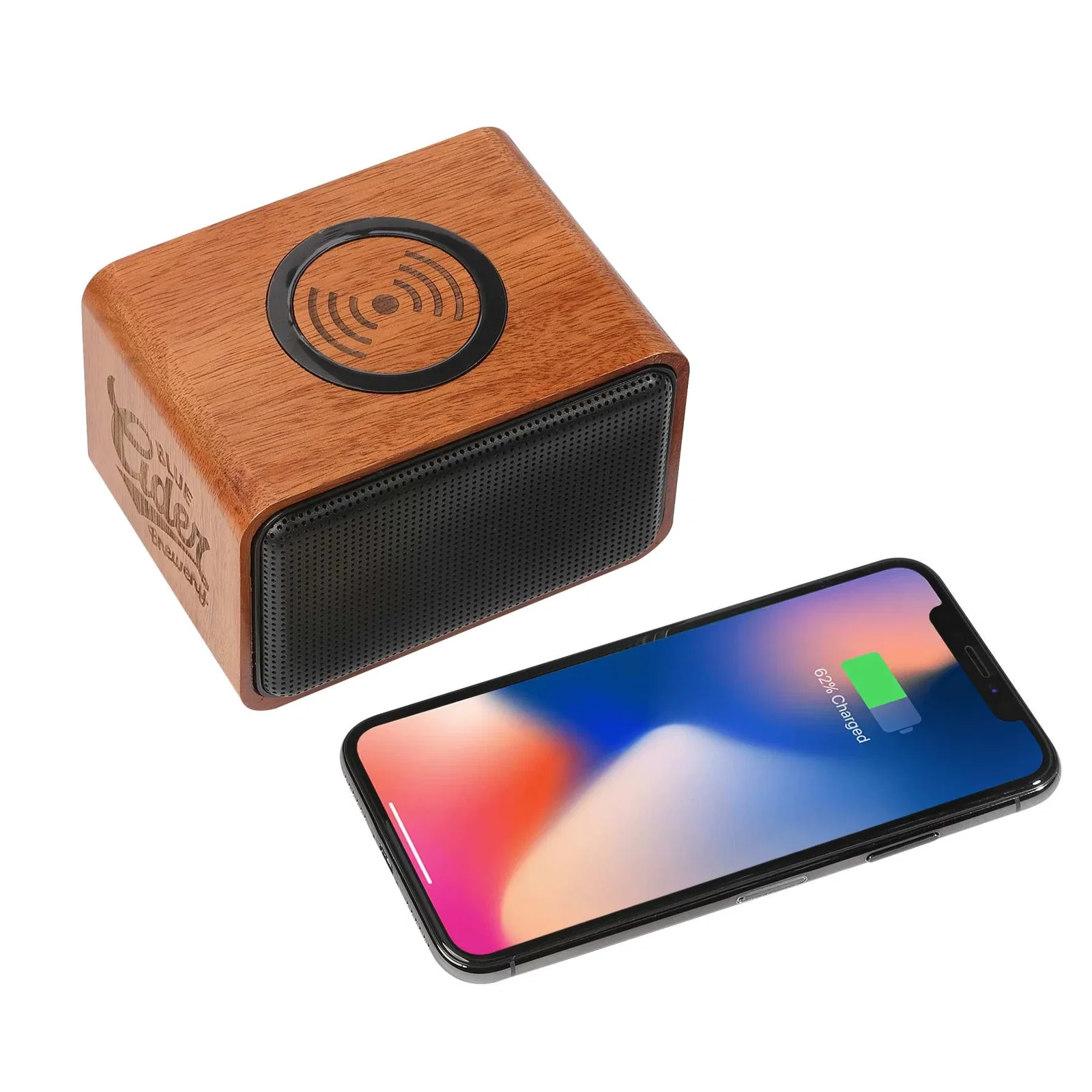 Custom Wood Bluetooth Speaker and Wireless Charging Pad — view 23