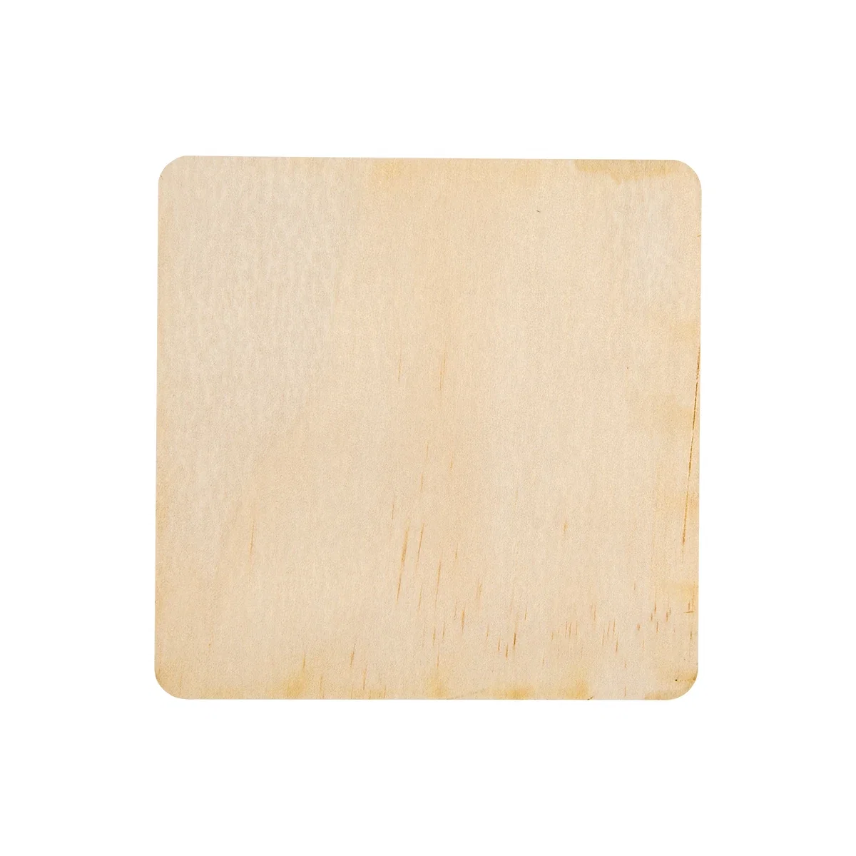 Grain detail across the face of the square coaster