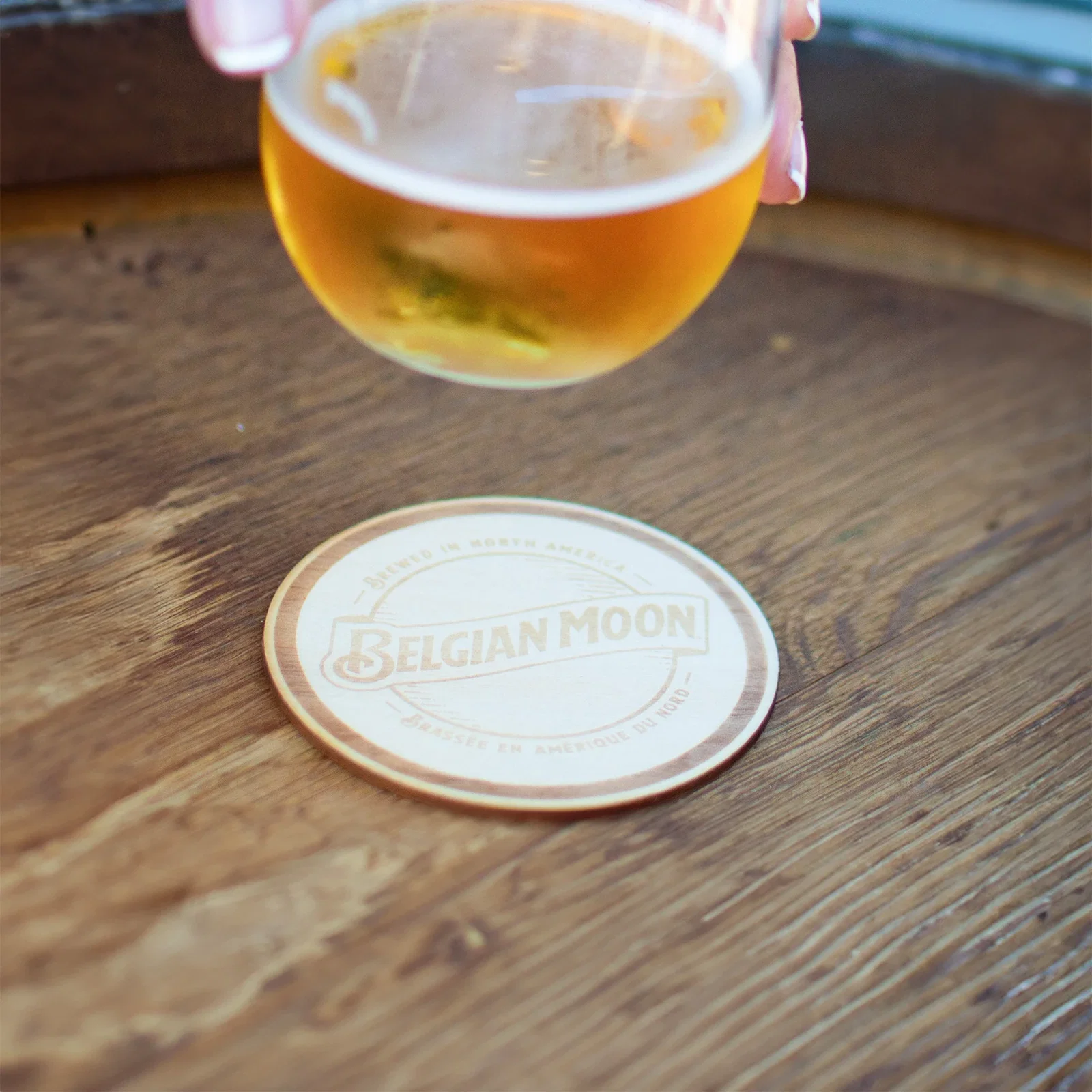Wood Coasters: Round