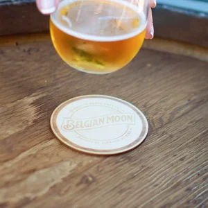 Wood Coasters: Round
