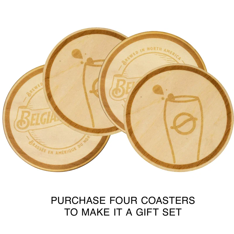 Wood Coasters: Round — view 5