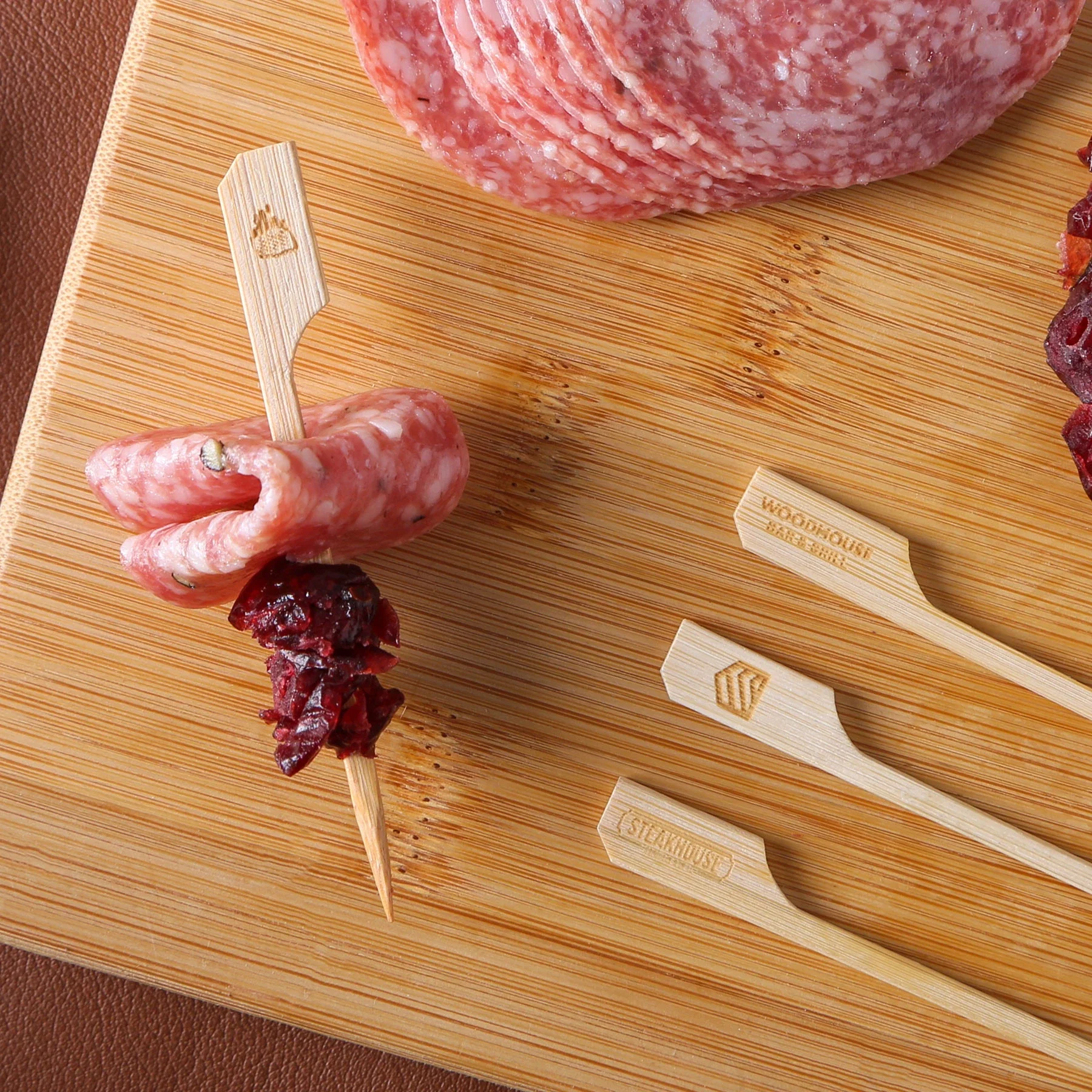 Wood Food Picks — view 2