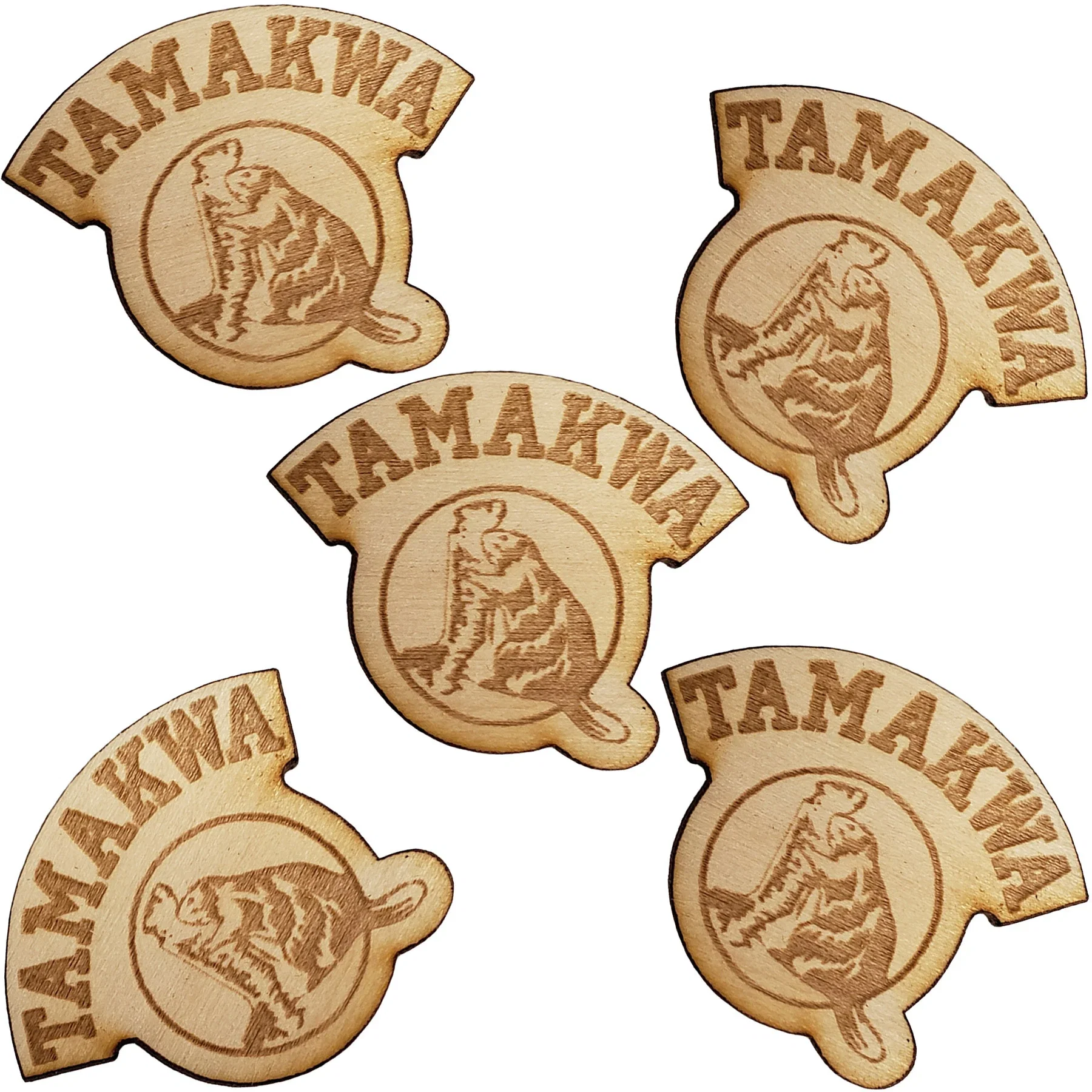 Wood Lapel Pins 1 1 4 W X 1 1 4 H