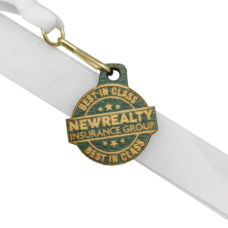 Wood Medals 1 1 2 W X 1 1 2 H — view 2