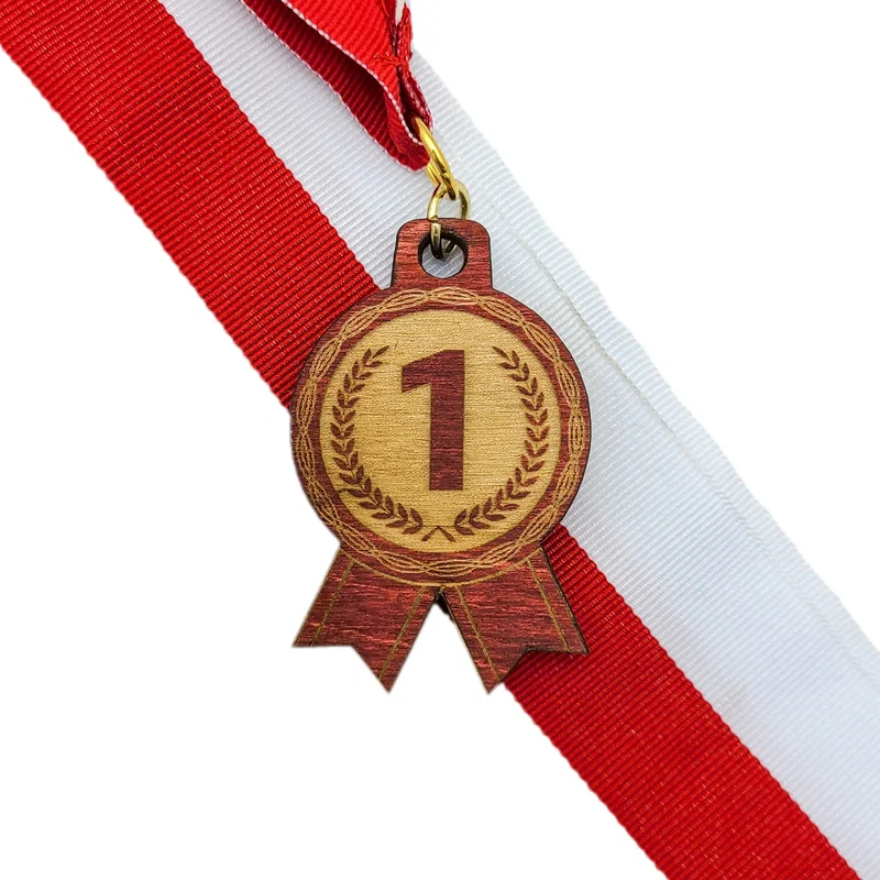 Wood Medals 2 1 4 W X 2 1 4 H — view 4