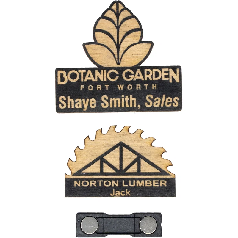 Wood Name Tags — view 5