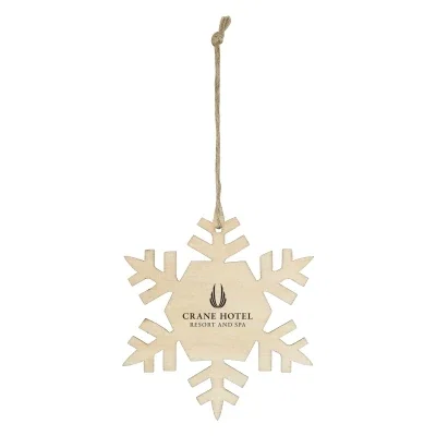 Cut-out arms of the snowflake shown in detail