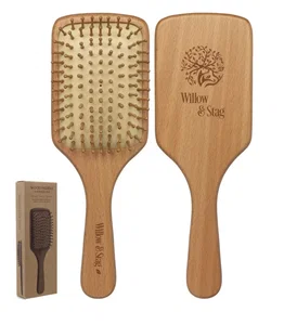 Wood Paddle Hairbrush