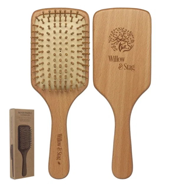 Wood Paddle Hairbrush