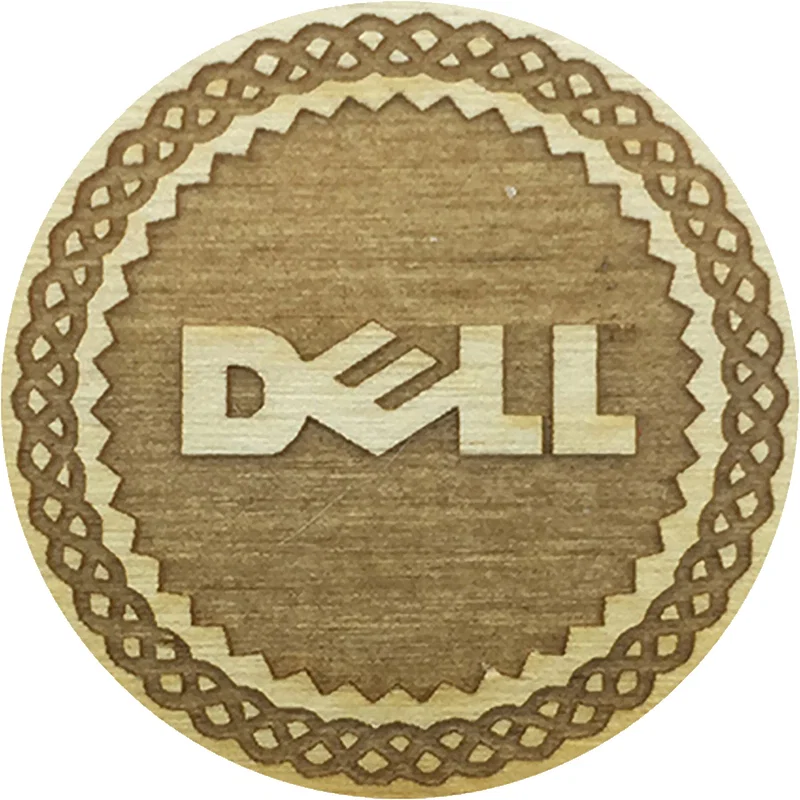 Wood Poker Chips: 1 Side Imprint — view 6