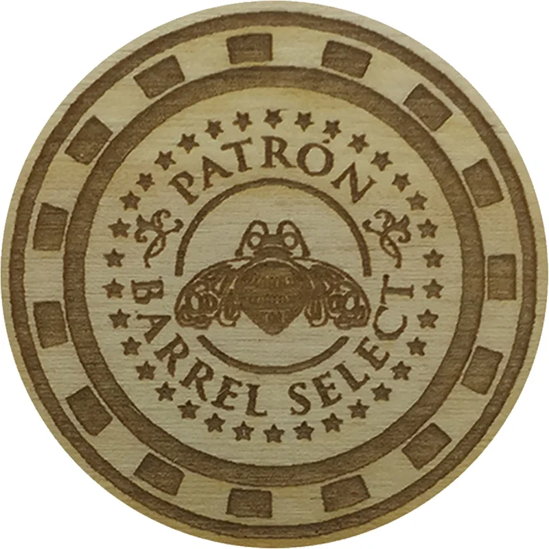 Wood Poker Chips: 1 Side Imprint — view 8